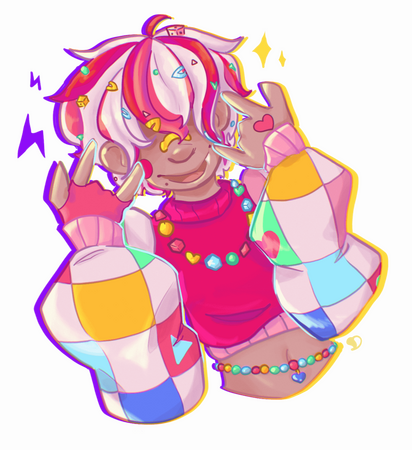 w/ lighting and everything! palette grabbed from coolors random generator.